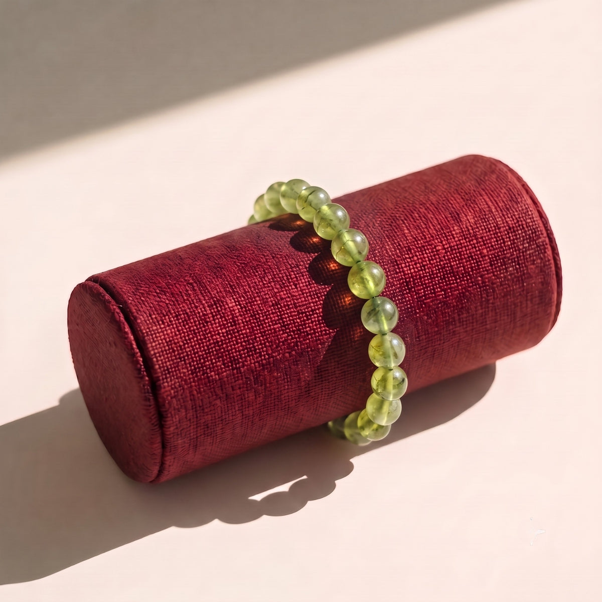 Peridot Hydra 8MM Beads Bracelet