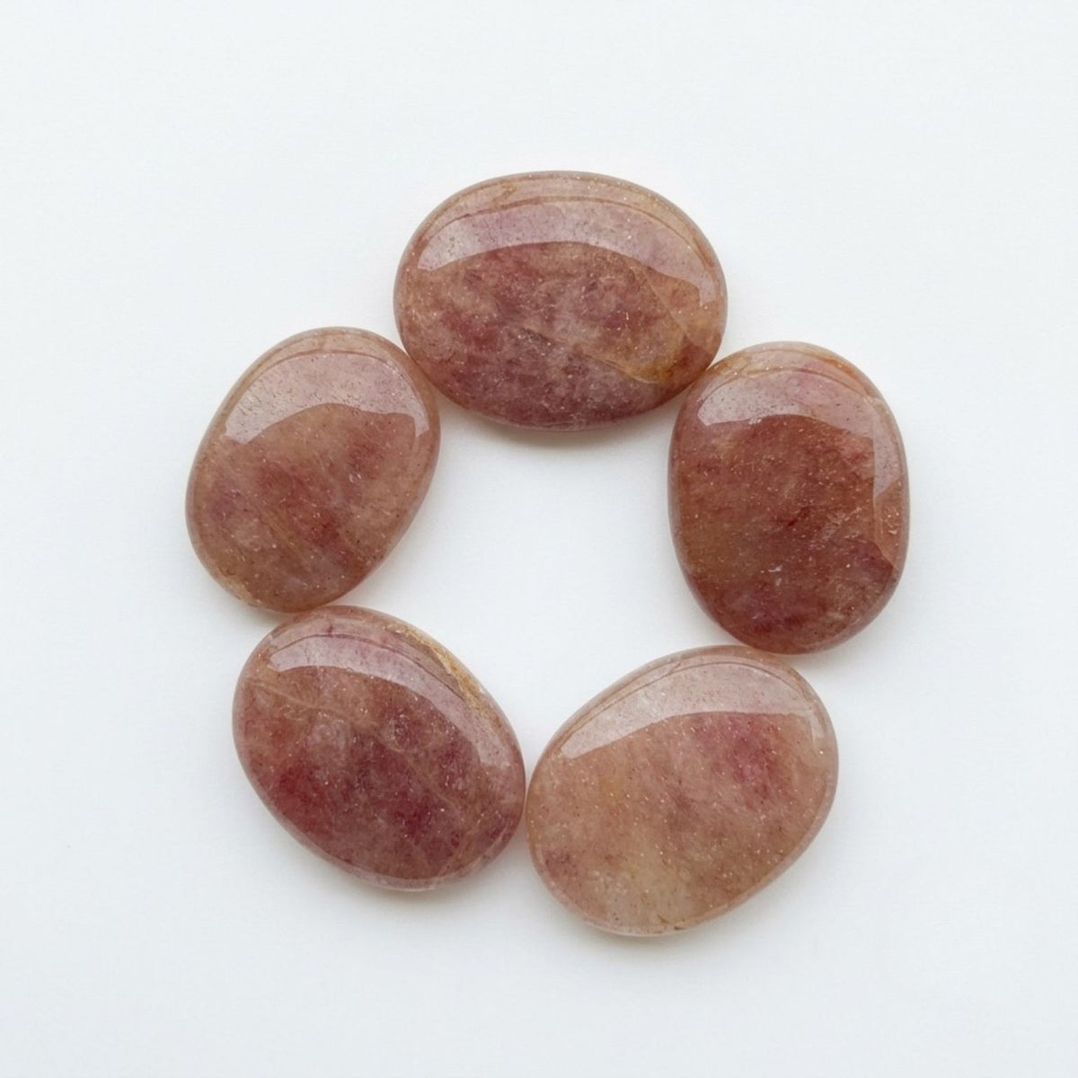 Palmstone - Strawberry Quartz