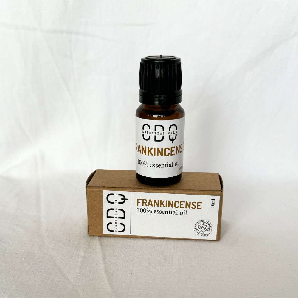 Frankincense Essential Oil Bottle from HappyRuH for Meditation and Skincare