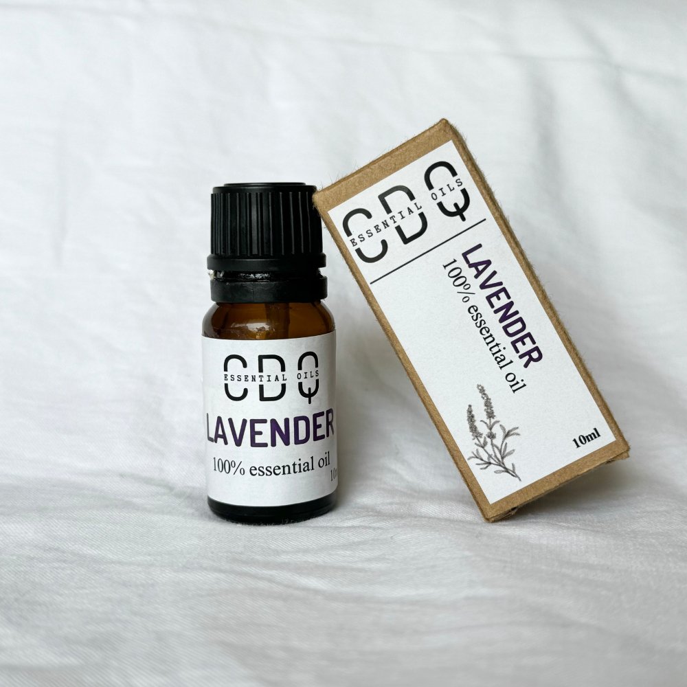Lavender Essential Oil Bottle for Relaxation and Sleep Support