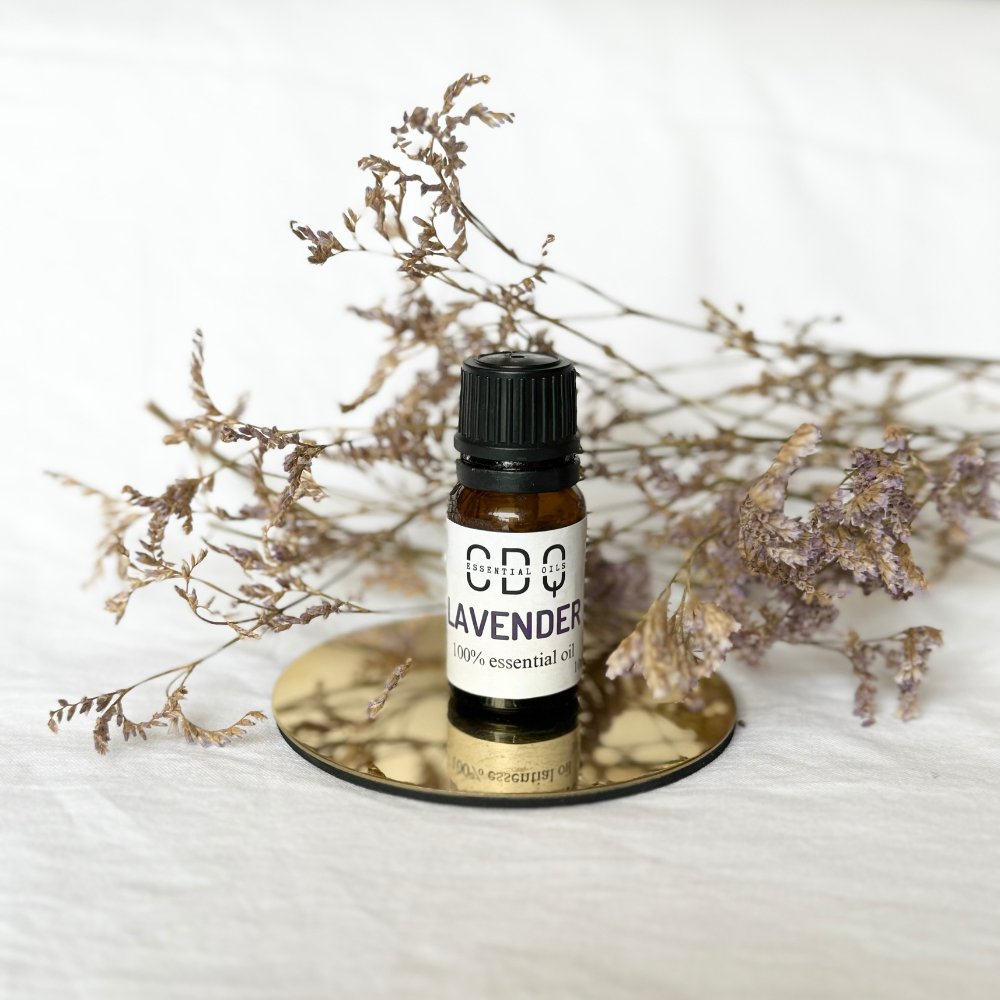Lavender Essential Oil Bottle for Relaxation and Sleep Support