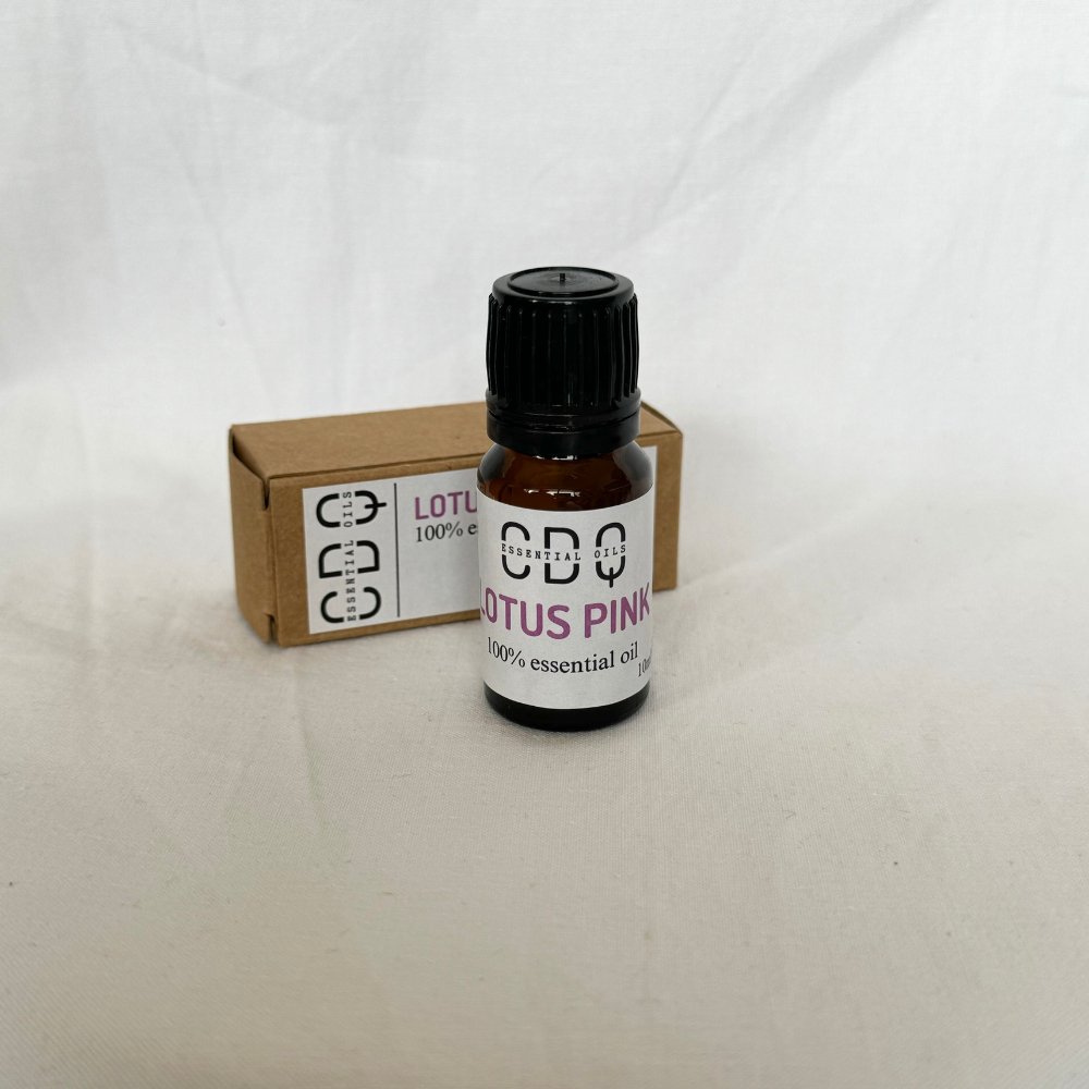 Lotus Pink Essential Oil Bottle from HappyRuH for Meditation and Skincare