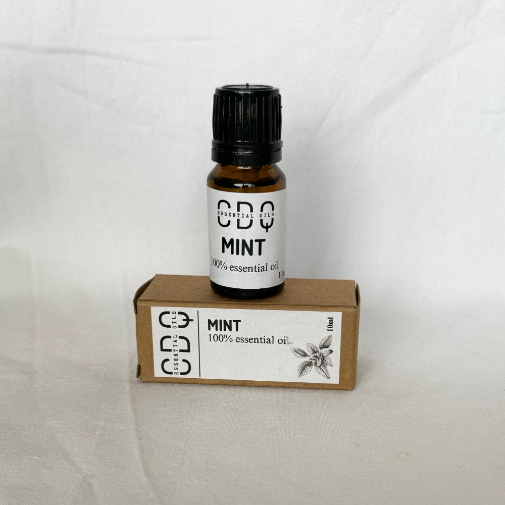 Mint Essential Oil Bottle from HappyRuH for Headache and Focus