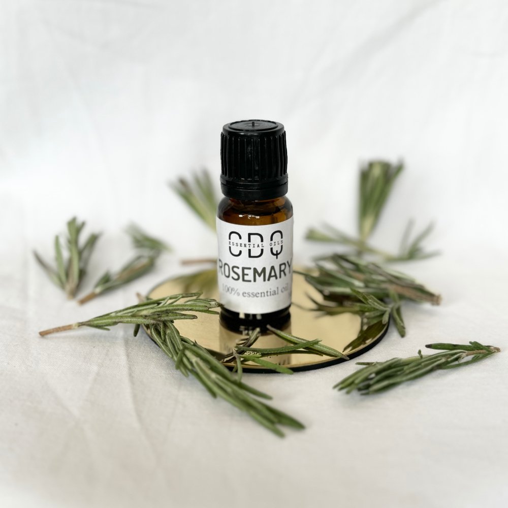 Rosemary Essential Oil Bottle for Hair Growth and Mental Clarity