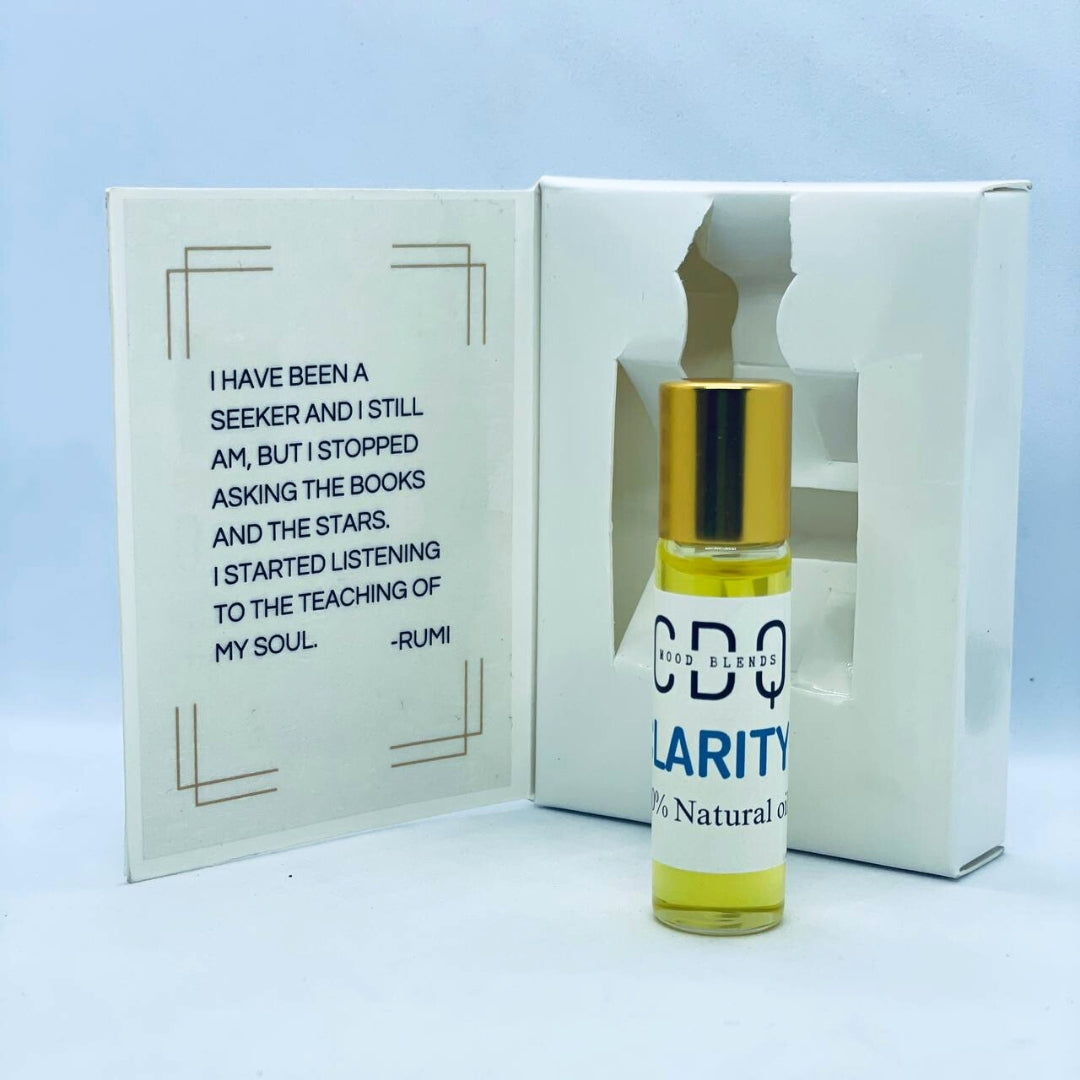 Clarity Mood Blend Essential Oil Bottle from HappyRuH