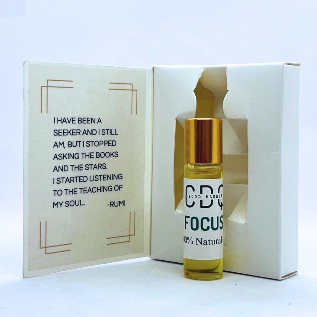 Focus Mood Blend Essential Oil Bottle from HappyRuH