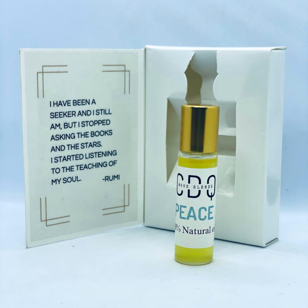 Peace Mood Blend Essential Oil Bottle from HappyRuH