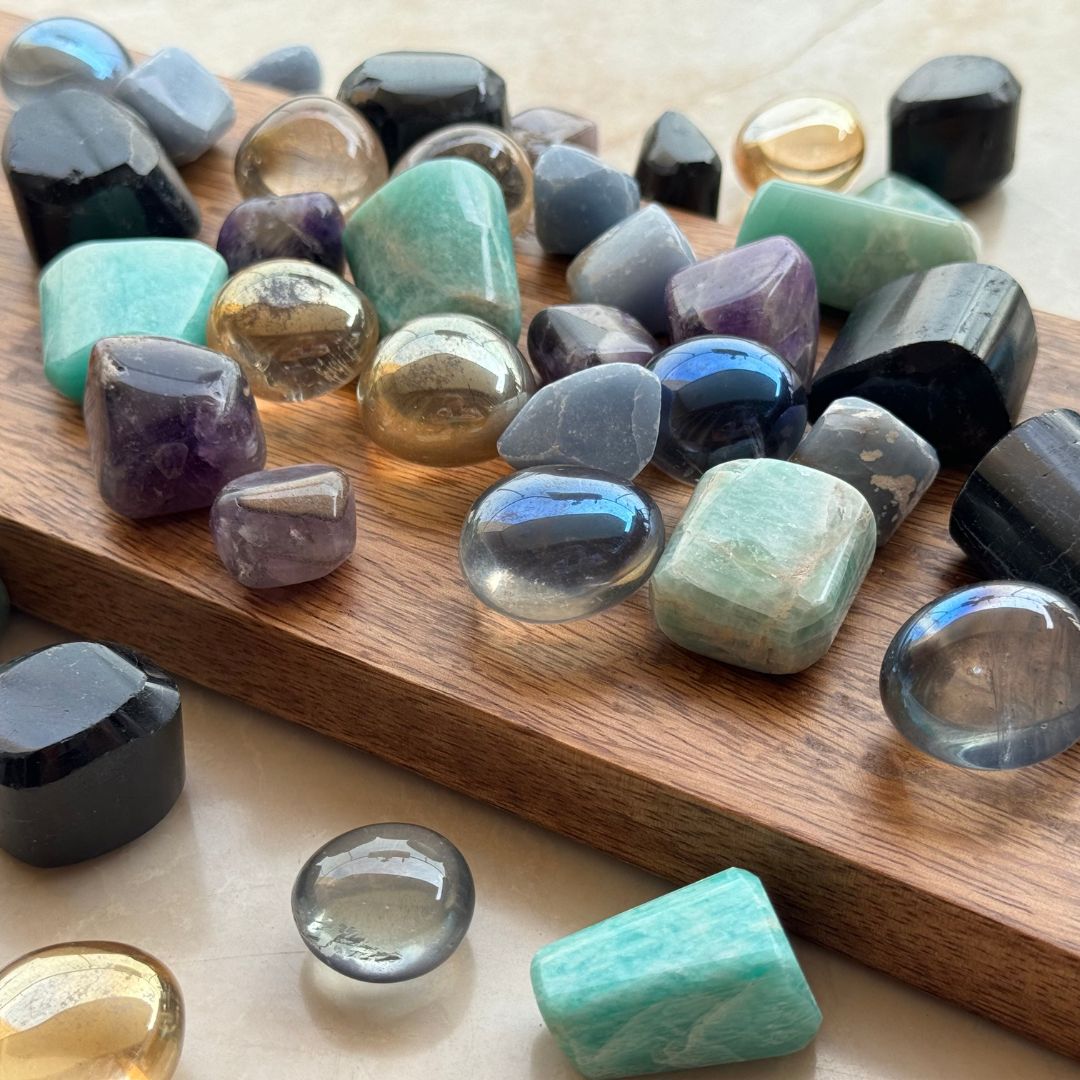 Tumbled Crystals for Healing, Meditation & Energy Balance | HappyRuH