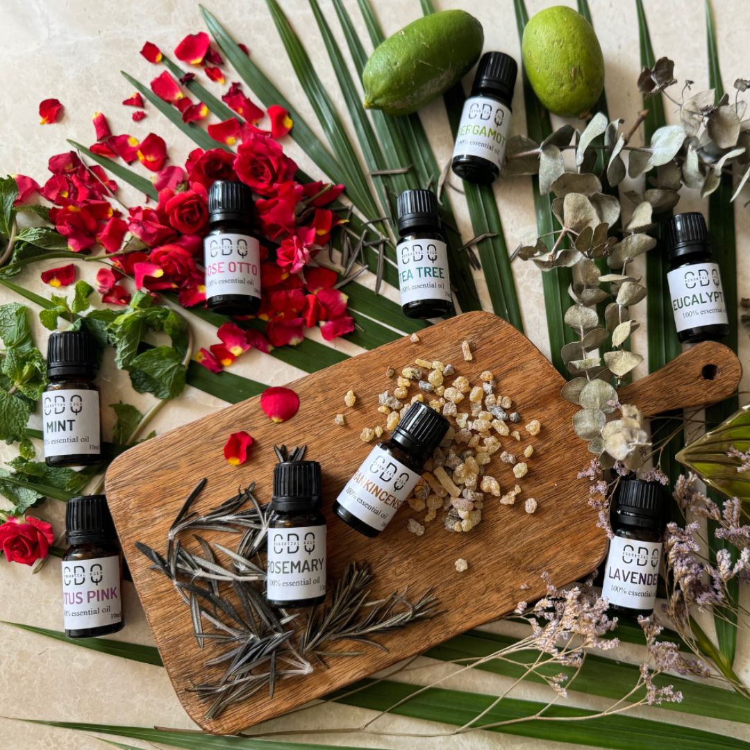 100% Pure Essential Oils for Aromatherapy, Relaxation & Skincare India | HappyRuH