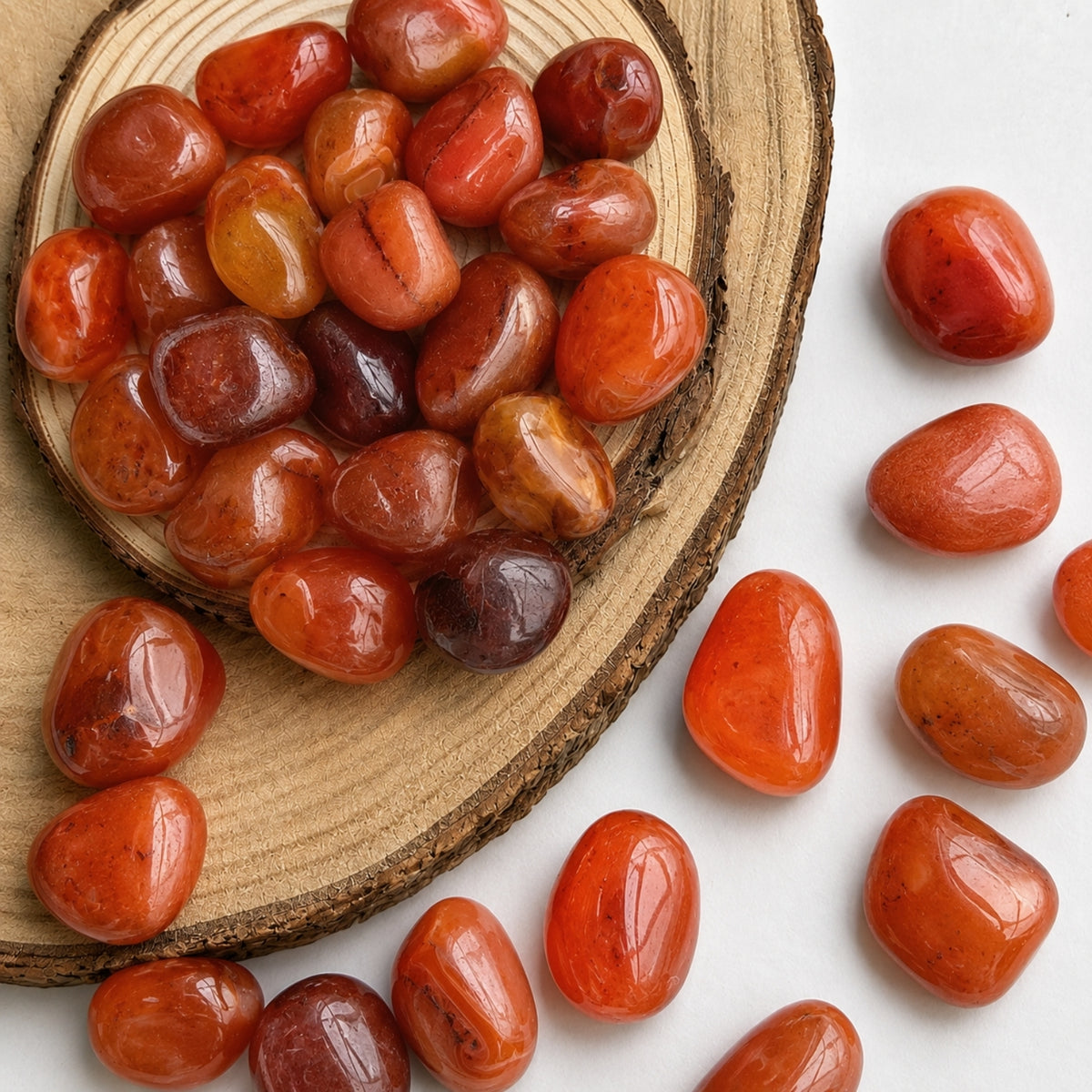 Tumbled Crystal - Carnelian