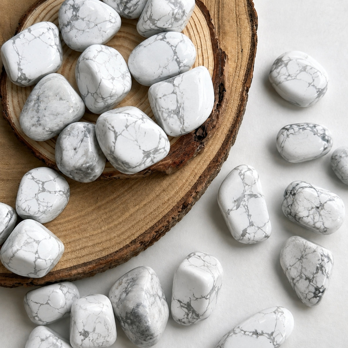 Tumbled Crystal - Howlite