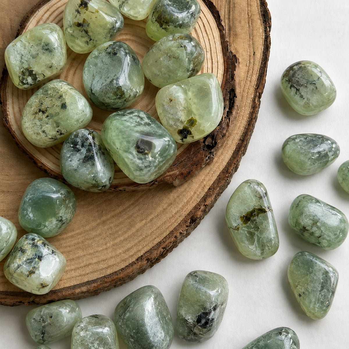 Tumbled Crystal - Prehnite