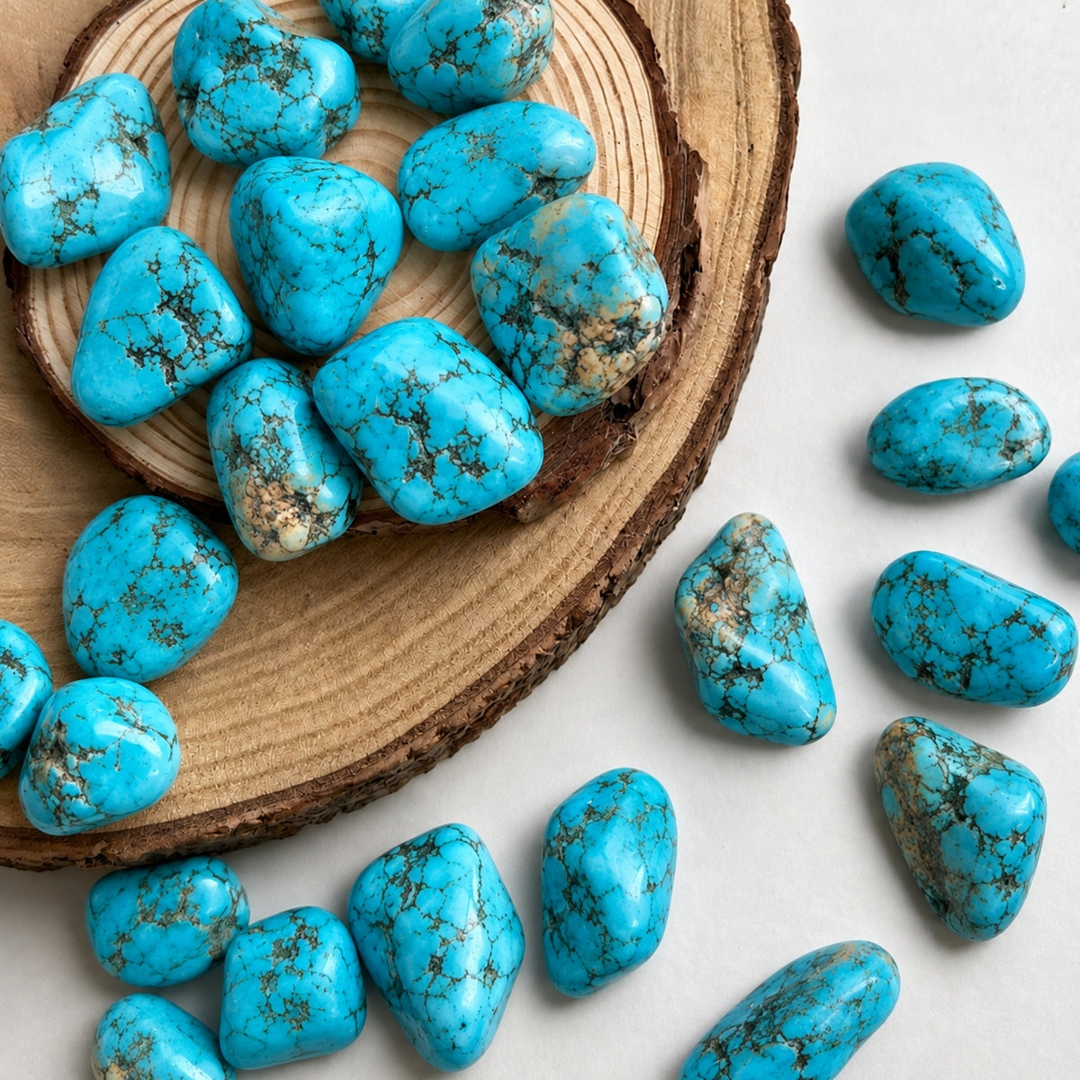 Tumbled Crystal - Turquoise