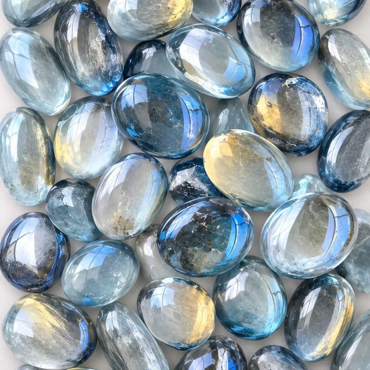 Tumbled Crystal - Angel Aura Blue