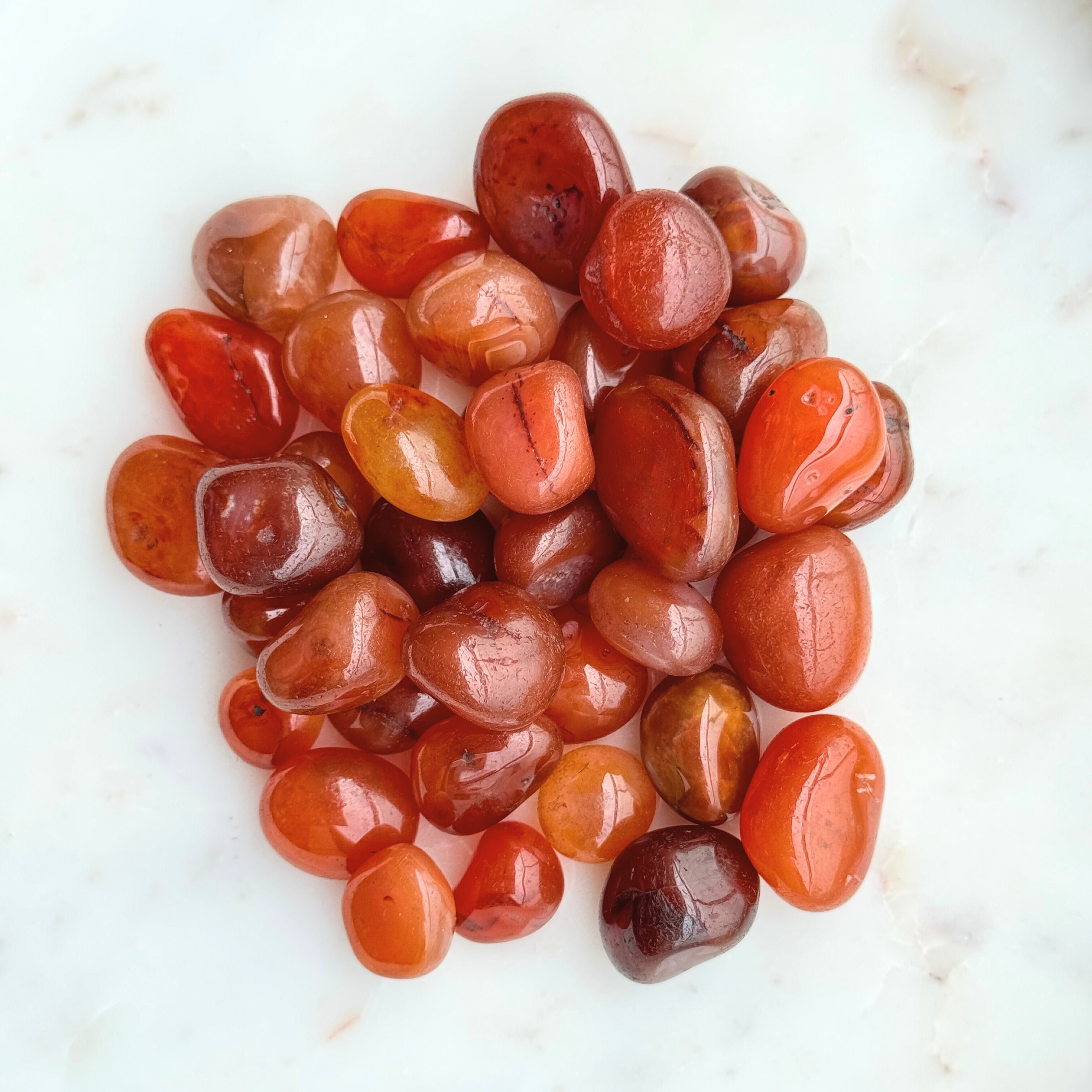 Tumbled Crystal - Carnelian