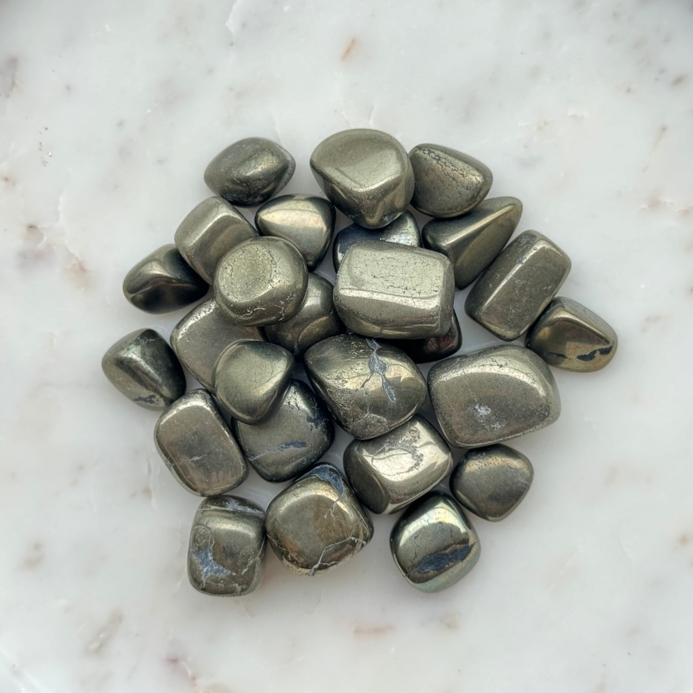 Tumbled Crystal - Pyrite