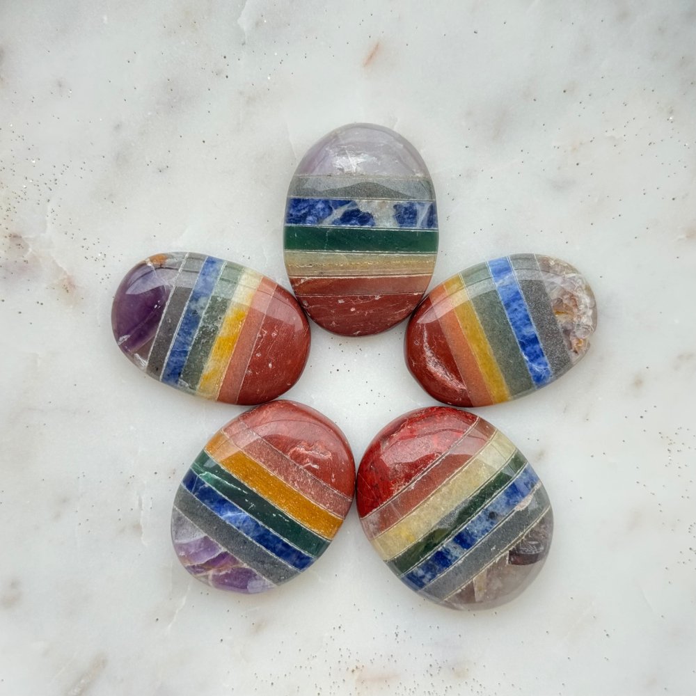 Palmstone - Seven Chakra - HappyRuH