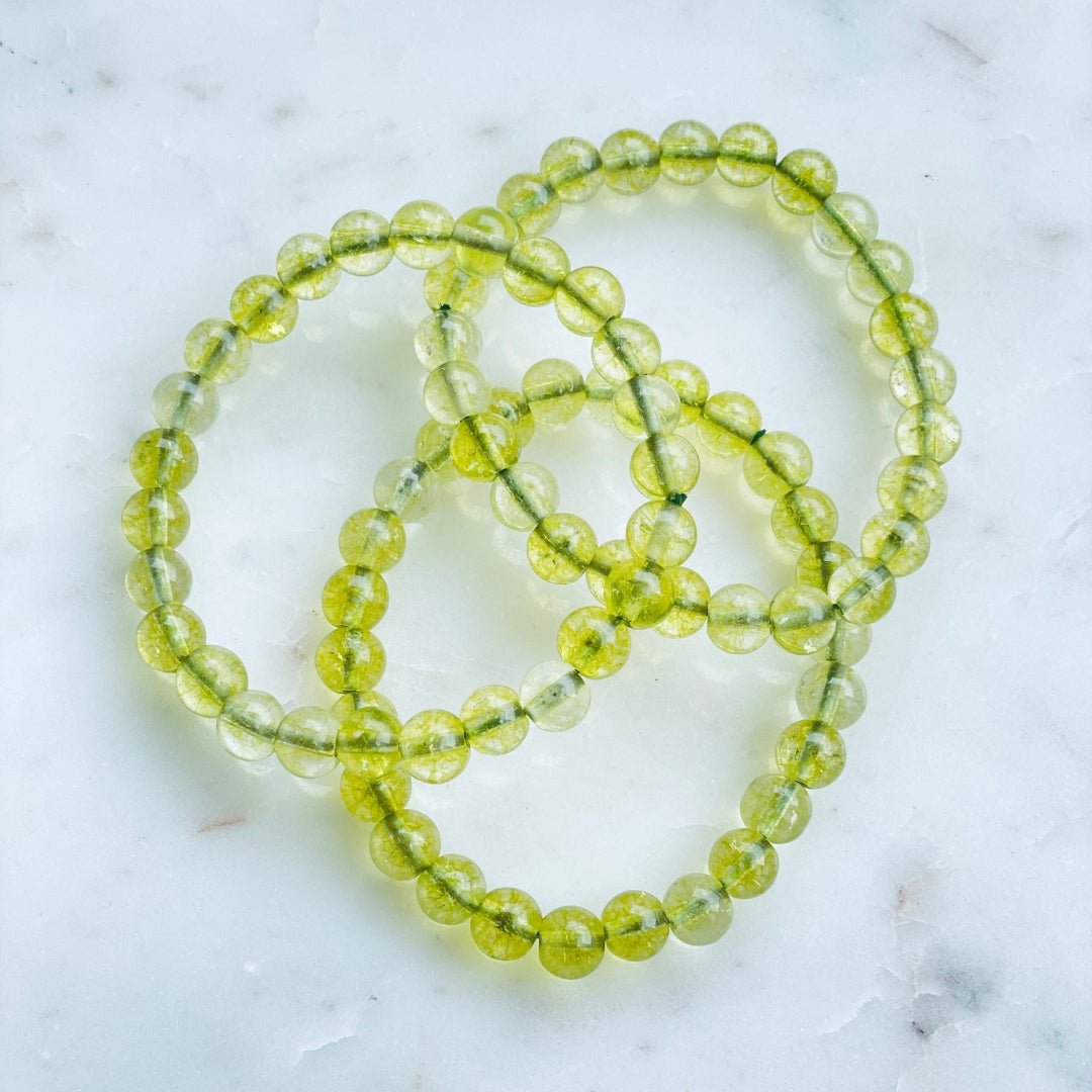 Peridot Hydra 8MM Beads Bracelet - HappyRuH