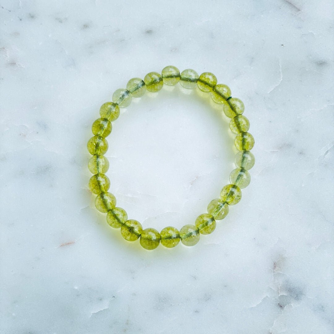 Peridot Hydra 8MM Beads Bracelet - HappyRuH